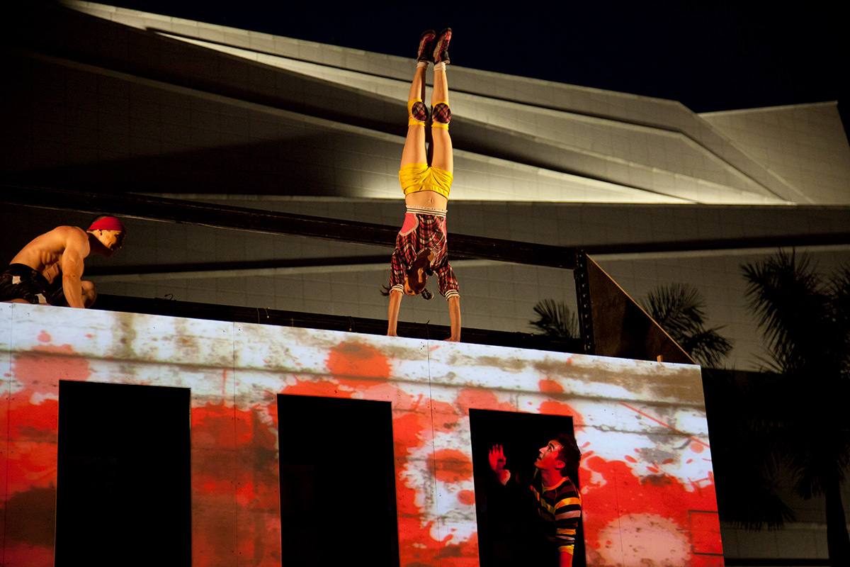 Dance performance at the Miami Adrienne Arsht Center for Performing Arts.